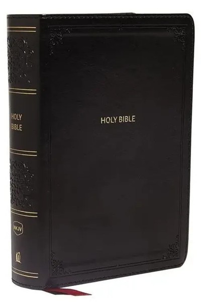 Nkjv, Reference Bible, Compact, Leathersoft, Black, Red Letter Edition,...-image