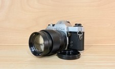 Asahi Pentax Spotmatic SP II 35mm SLR Impakt 135mm f/2.8 Lens Tested Working