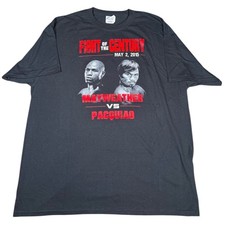 Mayweather vs Pacquiao Fight of the Century Boxing T Shirt Adult XL