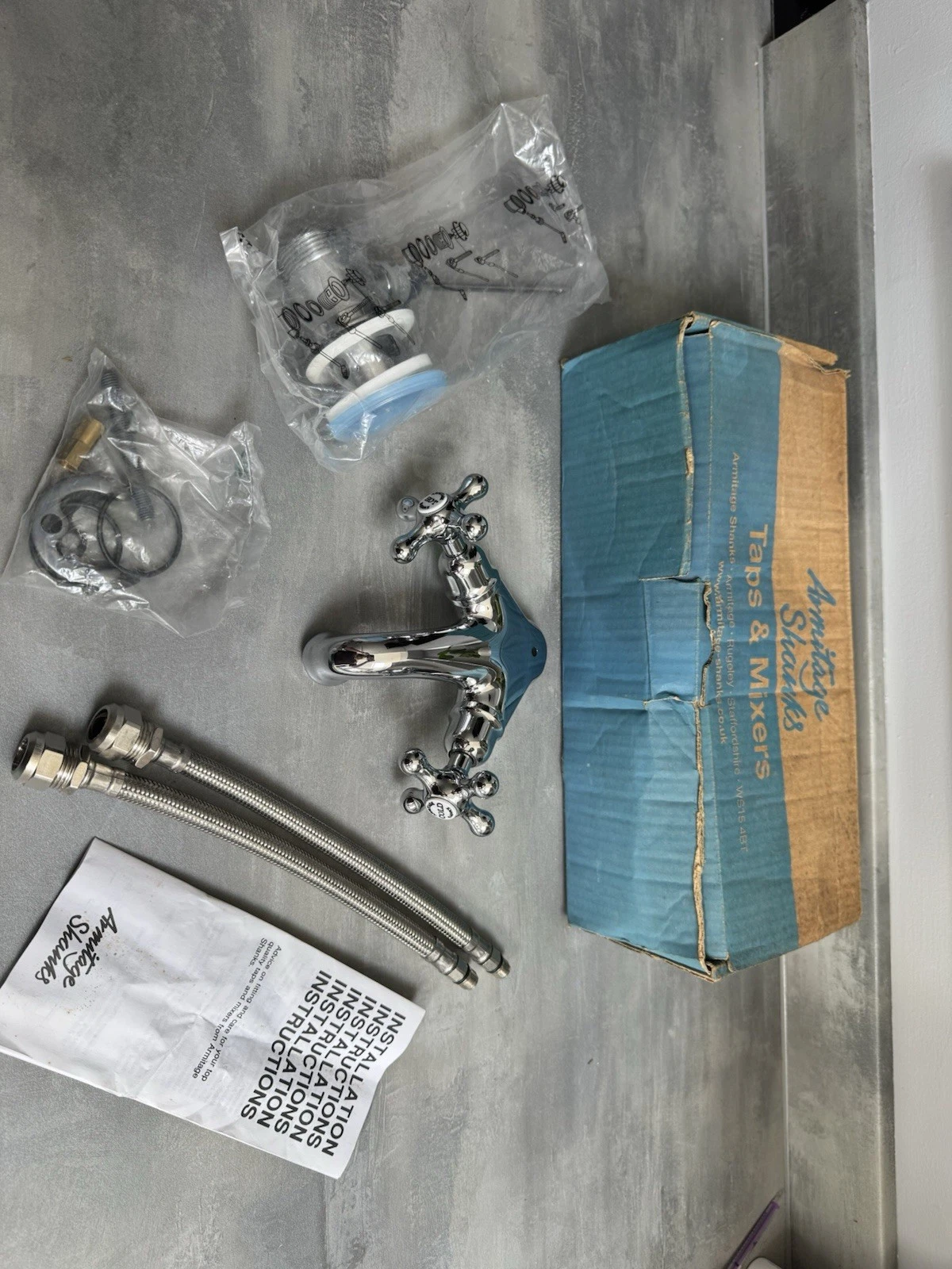 Armitage Shanks Hathaway Chrome Basin Monobloc Mixer S7345AA Brand New 4