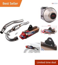 Dirt Bike Exhaust Aluminum Stainless Steel Titanium Slip On Muffler Pipe Kit