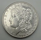 1900 Morgan Silver Dollar $1 XF/AU 90% Silver Strong Detail