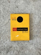 Vintage Kodak Safelight Filter   Wratten Series OA   3  x 4  in   Darkroom Photo