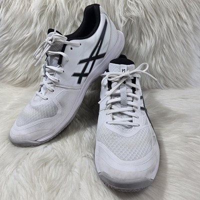 ASICS ''Gel-Tactic 12'' Mens Size 14 Sneakers White Black 