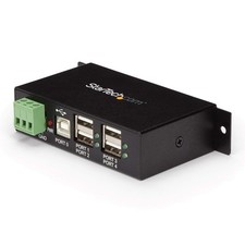 StarTech.com Mountable 4 Port Rugged Industrial USB Hub ST4200USBM