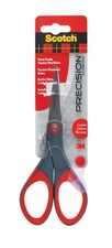 Scotch 6" Precision Scissors, Great for Everyday Use 1446 6-Inches, Grey/Red