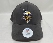 NFL Minnesota Vikings Grey Team Adjustable Hat by Team Apparel