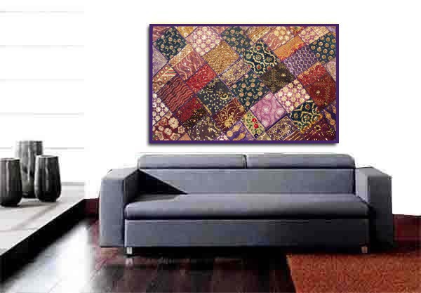 Christmas Gift Home Decor Cotton Handmade Patchwork Wall HangingThrow Tapestry