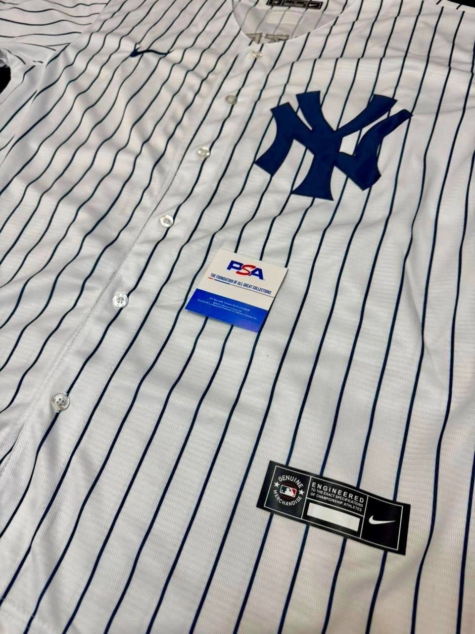 Derek Jeter Signed New York Yankees Jersey Autographed Jersey PSA Authenticated view 6