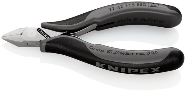 Knipex-Werk Elektronik-Seitenschneider 77 42 115 Esd Seitenschneider-image