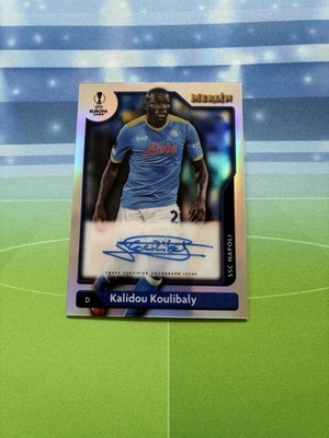 2021-22 Topps Merlin Chrome UCL Auto Kalidou Koulibaly Napoli b