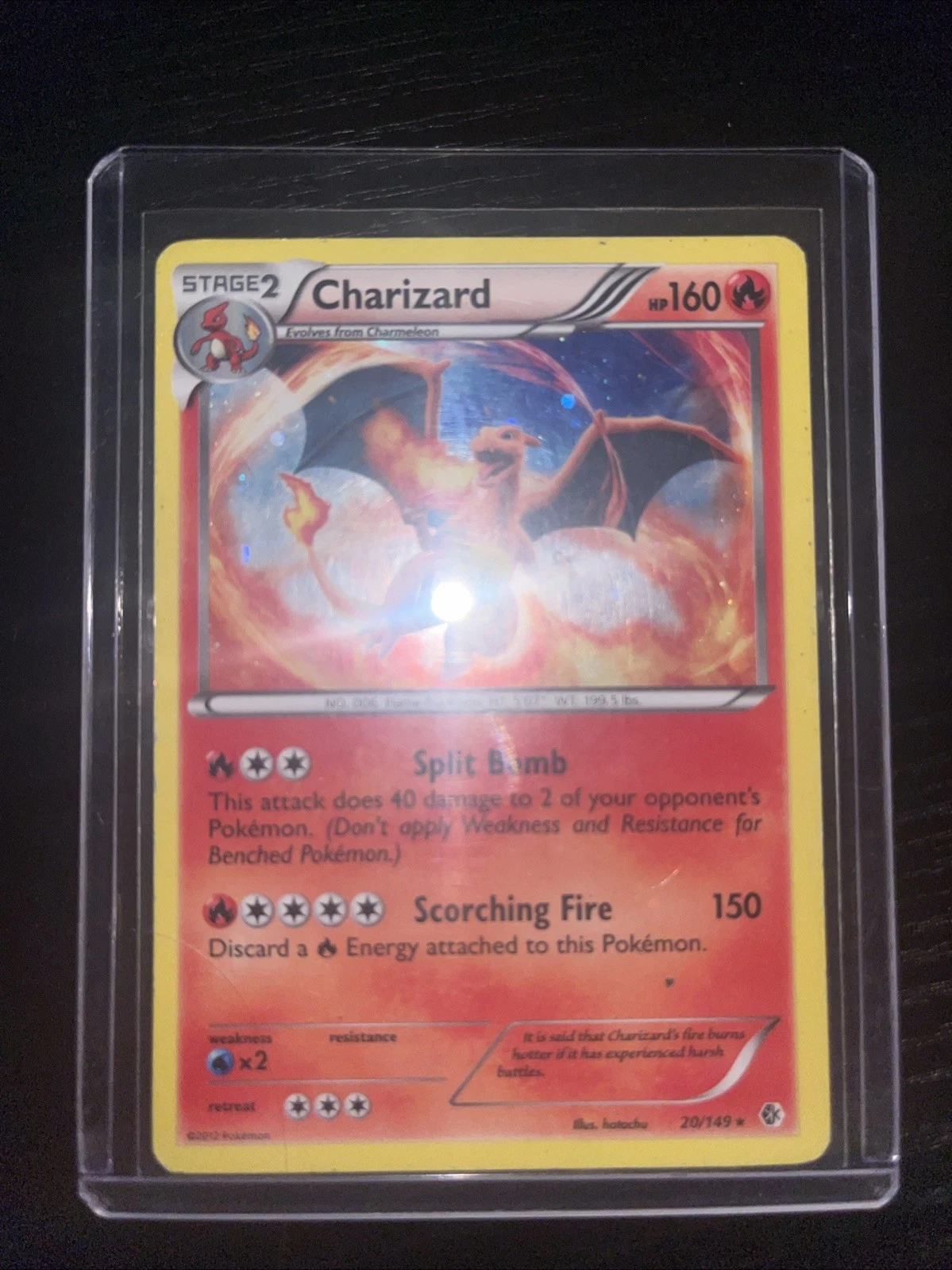 Pokemon 2012 Charizard 20/149 Holo