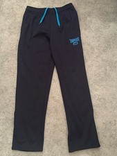 Tapout Men's Dark Blue Athletic Drawstring Zip Ankle Sweatpants Sz M New W/OTags