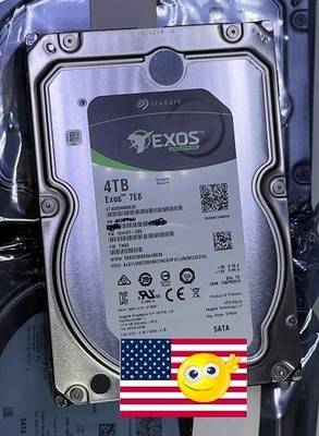 Seagate Exos 7E8 Enterprise 4TB 7200RPM SATA 3.5'' Hard Drive ST4000NM0035