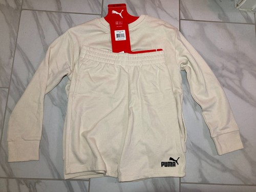 Puma Youth 2-piece set, Medium 10/12, TAN Sweat shirt and short New with tag - Picture 10 of 13