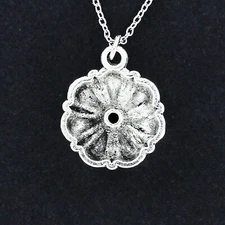 BUNDT PAN Necklace on Chain or Charm Only 3D Pewter Bake Cake Baking Kitchen