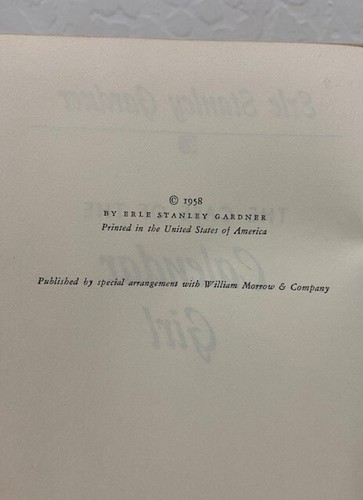 9 Book Collection of Erle Stanley Gardner Detective Hard Cover Books 1943-1959 - Picture 16 of 21