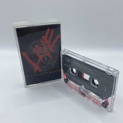 THE ALMIGHTY BLOOD FIRE & LOVE LIVE CASSETTE ALBUM