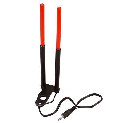 BAT LED Snag Ears Illuminated Bissanzeiger Rod Pod Storm Guard Rutenhalter R/G
