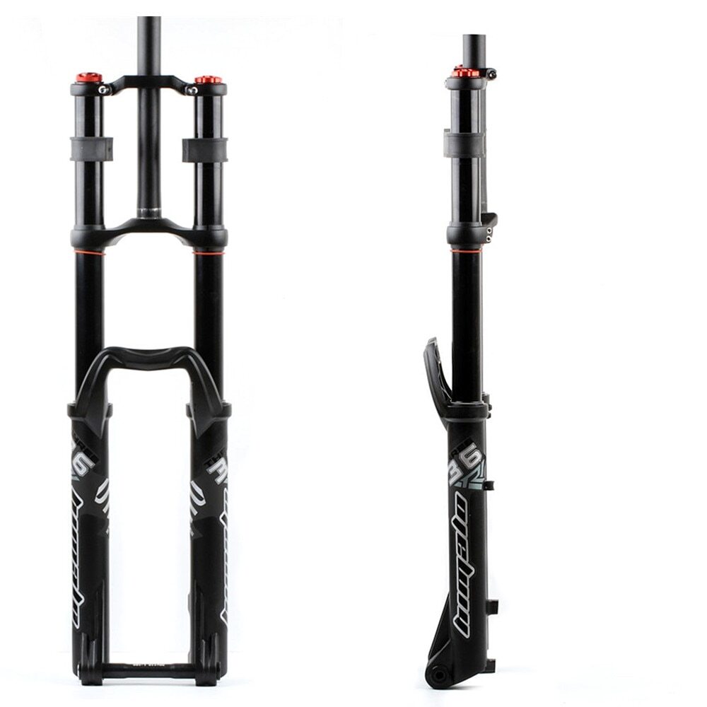 MTB DH Fork Downhill Thru Axle 110*20mm 26 27.5Inch Fork 3.0Tire Dual