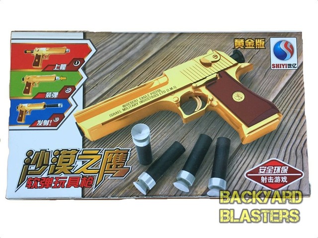 Backyard Blasters Toy Foam Dart Gun Golden Desert