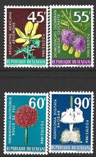 Senegal, Scott #275-278, Flowers, MH