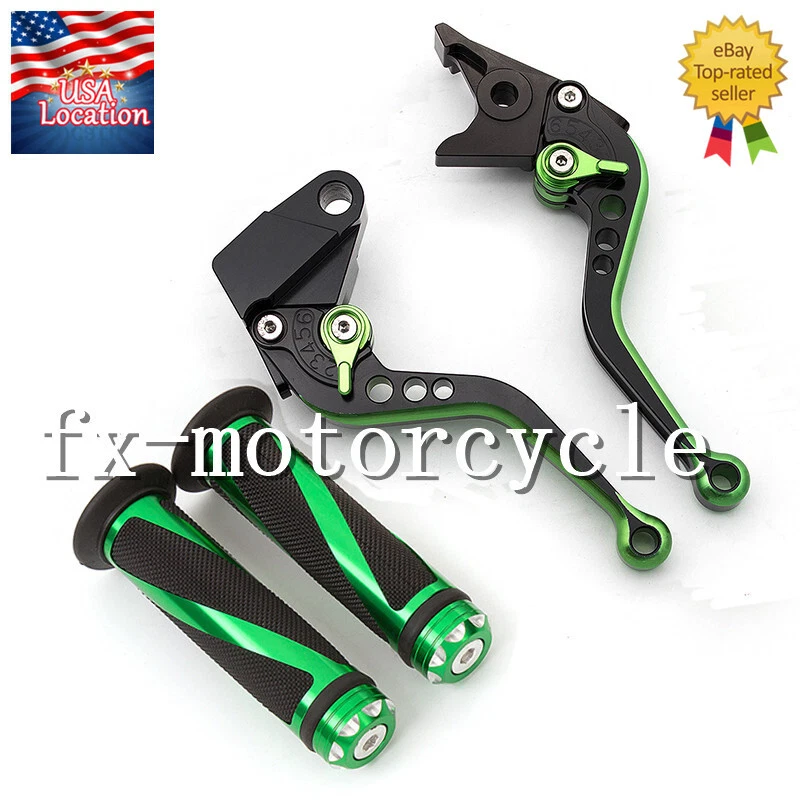 Empuñaduras de palanca de embrague de freno CNC para Kawasaki Ninja 650R ER-6F EX650 2017-2025 2023 Foto 2 de 4