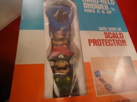 Nintendo Shower Power Super Mario Bros. & Luigi NES Era Handheld Shower Device
