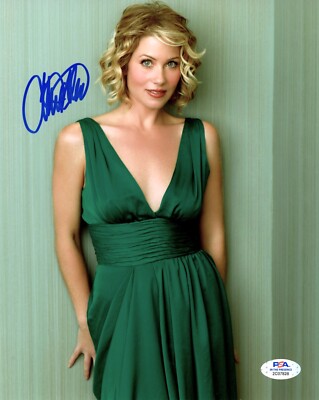 Beautiful Christina Applegate Signed Photo - PSA "In the Presence" | eBay