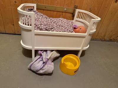 Smallstuff Pupenbett + Puppe mit Funktionen