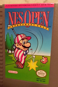 3 Vntg Nintendo NES Games w/ 2 Manuals - YOSHI, DR. MARIO & OPEN GOLF - Tested