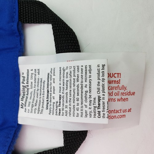 My Heating Pad Natural Relief Relaxation Blue Microwave Temporary Pain Relief - Picture 3 of 4