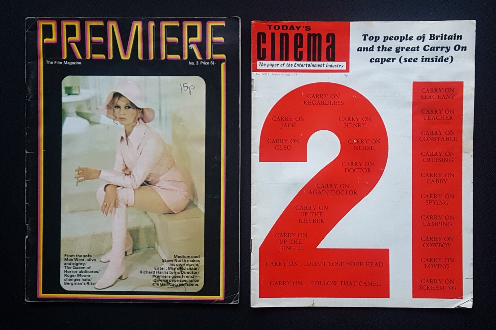 Job lot of 9 * Film Magazines from between 1966 and 1981 eBay