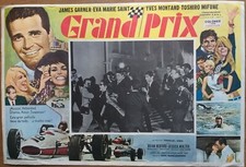 GRAND PRIX, James Garner, Eva Marie Saint, 1966, Fotobusta, Set of 8, #6
