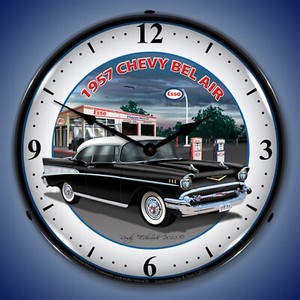 1957 Chevy Clock | eBay
