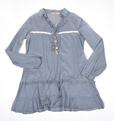 112 BOTTEGA ELISA CAVALETTI Leicht Mini Kleid Kurz Traum Tunika Bluse