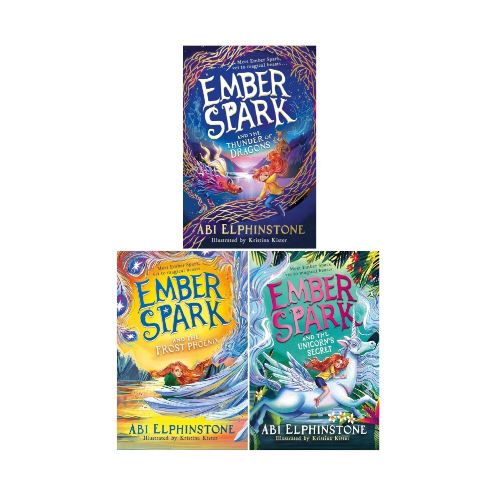 Abi Elphinstone Unisex Ember Spark Series 3 Books Set By Volume 1-3 Unicorn's Secret - Image 4