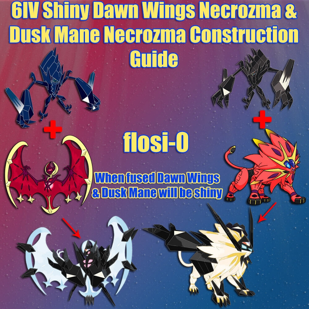 Pokémon Sword & Shield How to Fuse Necrozma and Lunala to make