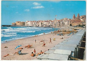 Dettagli Su Cefalu Palermo Panorama E Spiaggia 36872