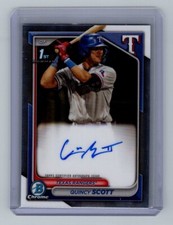 2024 Bowman Chrome - Prospect Autographs #CPA-QS Quincy Scott (RC)
