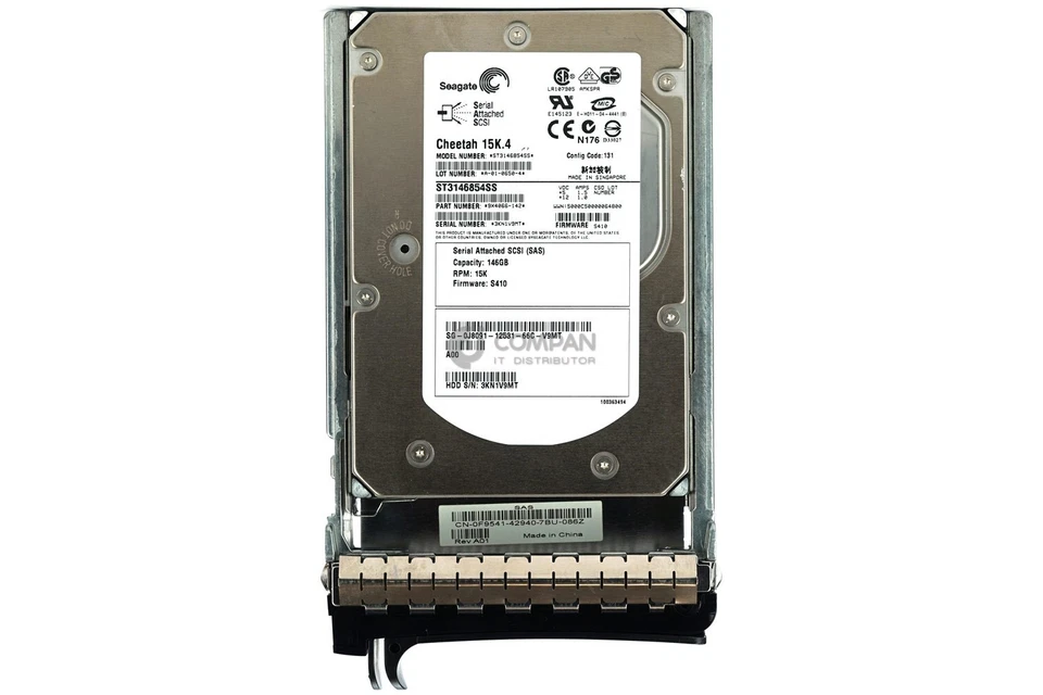 J8091 DELL HDD 146GB 15K SAS 3G 3.5" LFF HOT-SWAP - Image 3 of 4