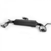 SchalldäMpfer Duplex Auspuff Ulter VW Scirocco 3 2008-2013 120X80Mm