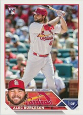 Alec Burleson RC 2023 Topps Series 2 #622 St. Louis Cardinals Rookie Card
