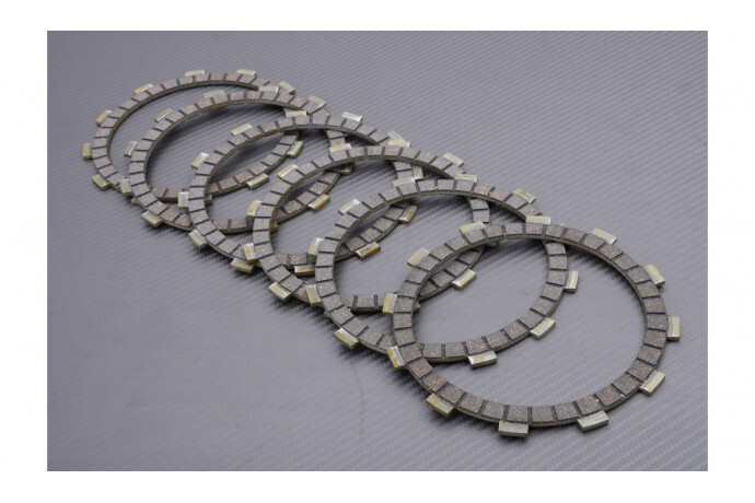 Plaques de friction d'embrayage CK HONDA VT 250 F 1982-1987 à haute endurance thermique