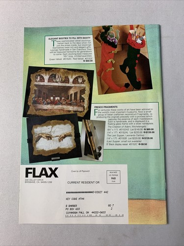 Flax Art & Design 1997 Catalog - Vintage Gift Catalog Mail Order - Picture 4 of 4