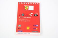 2001 Ferrari F1 Silverstone GP Guest Itinerary Notebook Schumacher Barichello