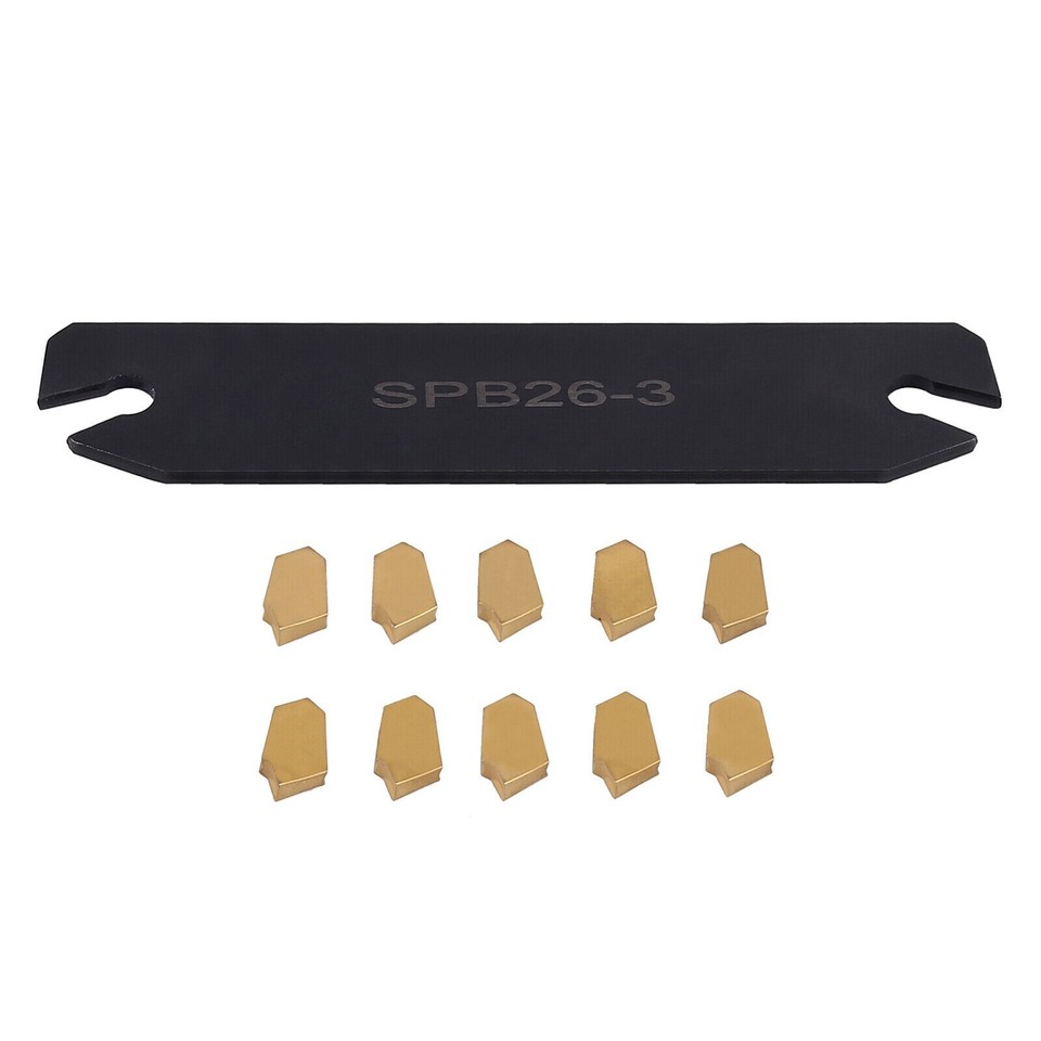 SPB332 Blade Grooving Cut-Off Cutter Tool Holder F/ ZQMX 3N11-1E - Foto 8