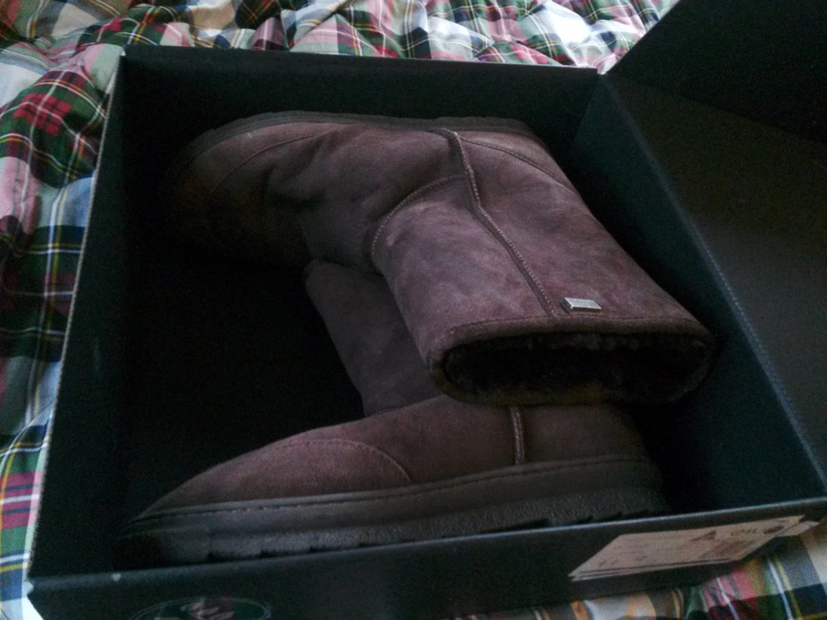 EMU Platinum Outback Lo Brown Suede Boot, unisex, water resistant, size M11