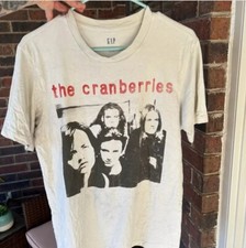 The Cranberries Band Retro White Men Women Tshirt Reprint S-5XL