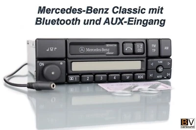 Mercedes Classic Bluetooth & AUX Autoradio W124 W168 W140 W202 W463 R170 Becker - Bild 1 von 4